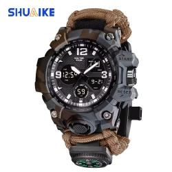 Montre tactique: couleur brun camouflage