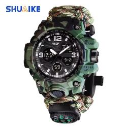 Montre tactique: couleur vert camouflage