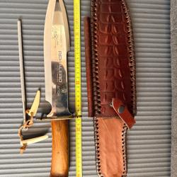 AITOR REHALERO 11 1/2 - Couteau de chasse espagnol - Miguel Escalada - Complet