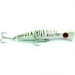 Poisson nageur HALCO Roosta popper 195 H77 WHITE TIGER