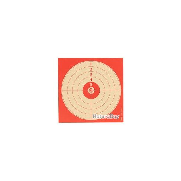 100 cibles cartonn�es 14 x 14 cm loisirs