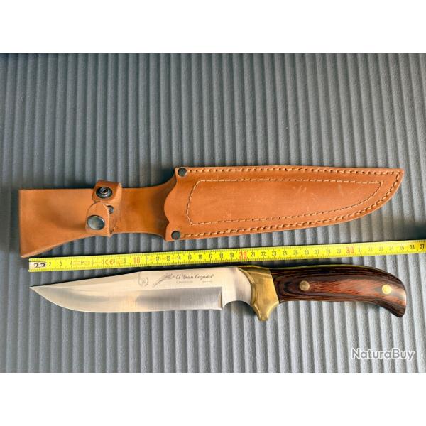 NIETO El grand Cazador - Grand Bowie de chasse espagnol - �tui cuir d'origine - Excellent �tat