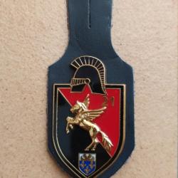INSIGNE 21 REGIMENT DE GENIE AVEC SON CUIR
