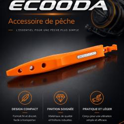 ECOODA Pince de p&ecirc;che - Orange