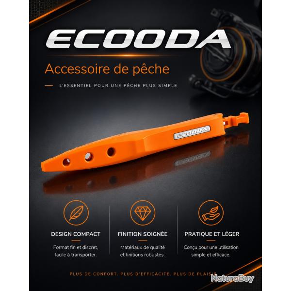 ECOODA Pince de p�che - Orange