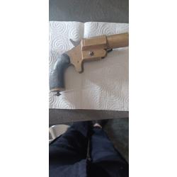 Pistolet lance fus&eacute;e et ou signaleur  fran&ccedil;ais  en bronze. Chobert  &eacute;poque grande guerre 14/18