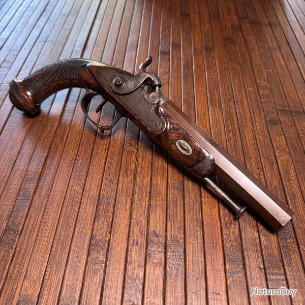 BEAU ET PUISSANT PISTOLET DE COMBAT CANON DAMAS
