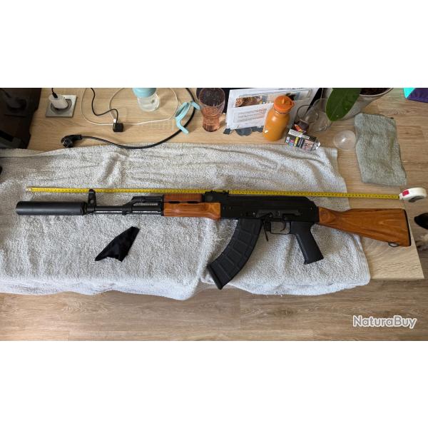AK47 �quip� WBP Jack 7.62x39 + 3 chargeurs ( 2 de 30 coups et 1 de 10 coups )