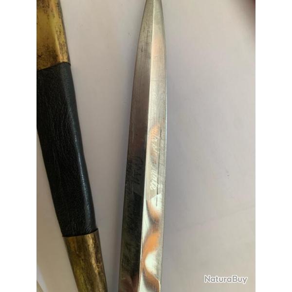 stylet poignard corse avec gravures
