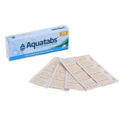 Tablettes de purification d'eau efficace - Kit 50 pastilles