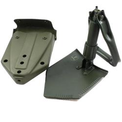 Pelle pliante militaire : outil robuste et compact pour survie outdoor
