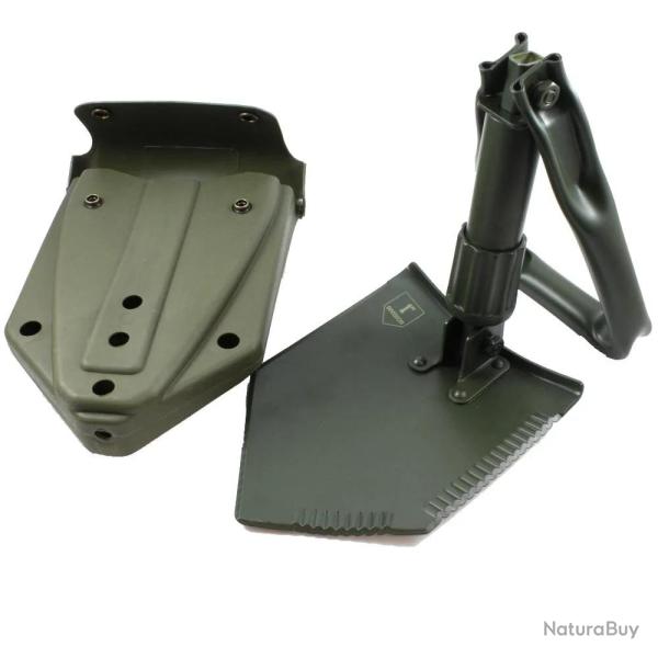 Pelle pliante militaire : outil robuste et compact pour survie outdoor