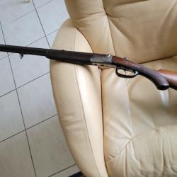Fusil mixte ancien Simson & Co (Suhl) + munitions d'origine - calibre 28 / 5,6x35R Vierling