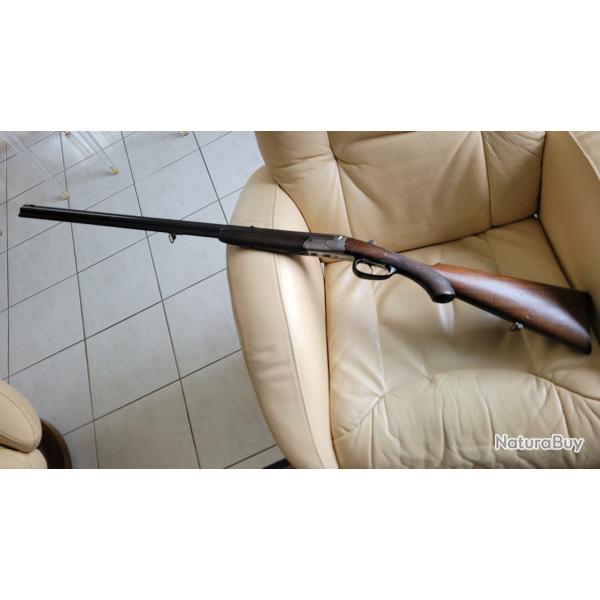 Fusil mixte ancien Simson & Co (Suhl) + munitions d'origine - calibre 28 / 5,6x35R Vierling