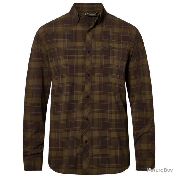 CHEMISE HOMME PINEWOOD ABISKO TREKKING ANTI INSECT VERT OLIVE