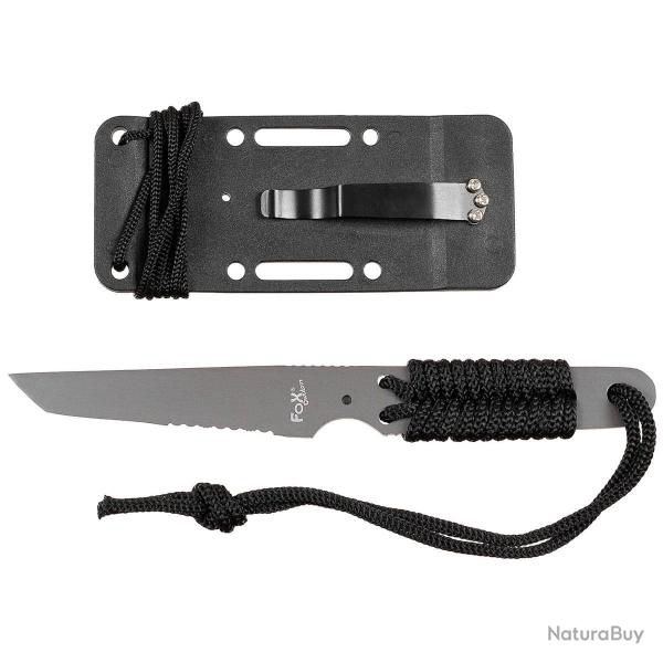 Couteau Fox Outdoor - Paracorde - noir