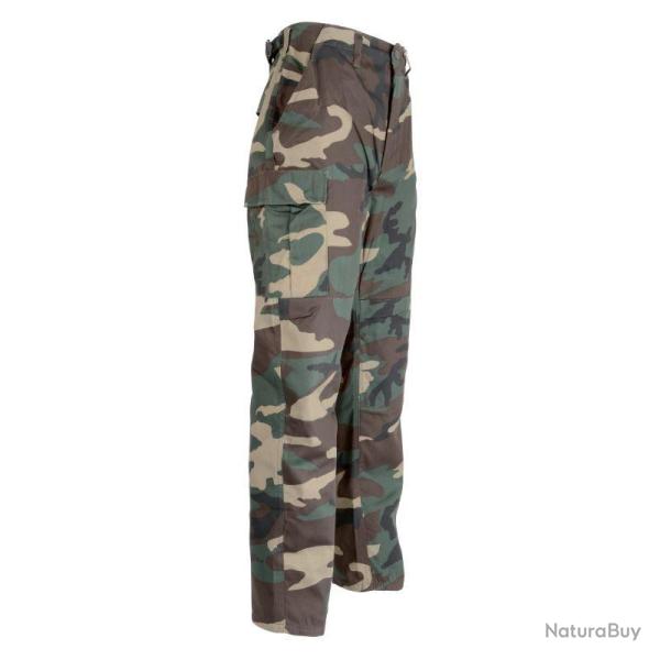 PANTALON TACTIQUE BDU CAMO WOODLAND