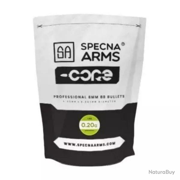 BILLES AIRSOFT BIO 6 MM SPECNA ARMS 0.20 G CORE - SACHET DE 1kg