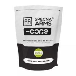 BILLES AIRSOFT BIO 6 MM SPECNA ARMS 0.25 G CORE - SACHET DE 1kg