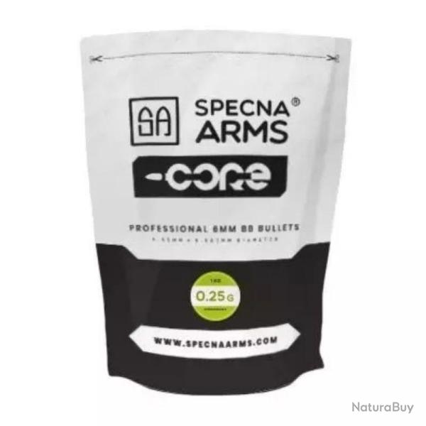BILLES AIRSOFT BIO 6 MM SPECNA ARMS 0.25 G CORE - SACHET DE 1kg