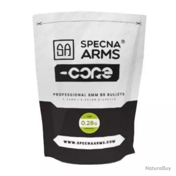 BILLES AIRSOFT BIO 6 MM SPECNA ARMS 0.28 G CORE - SACHET DE 1kg