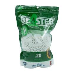 BILLES AIRSOFT BIO ASG ALPHA BLASTER 0,20 g Blanches Sachet de 1kg