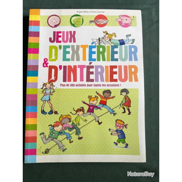 livre 'Jeux d'ext�rieur & d'int�rieur', �ditions France Loisirs 2012