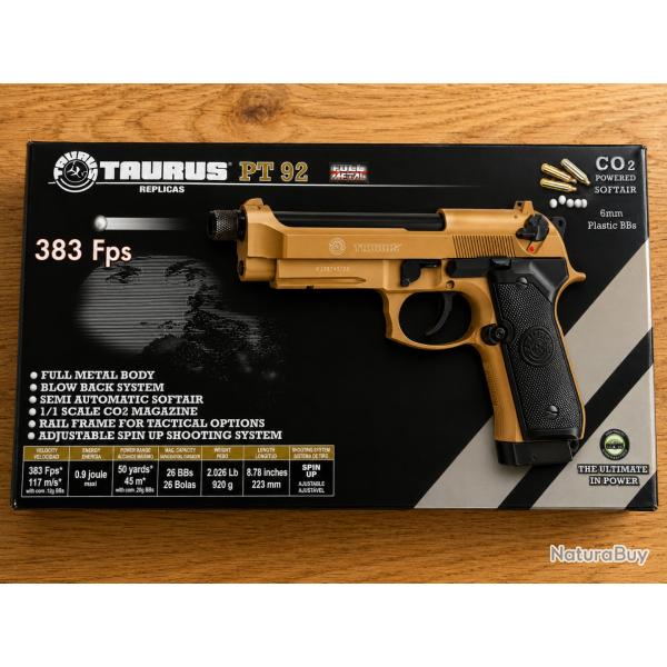 Taurus PT92 CO2 full metal blow back airsoft 6mm