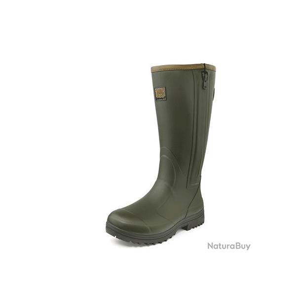 Bottes Gateway Pheasant Game 18" Leather Side-Zip - Black Olive