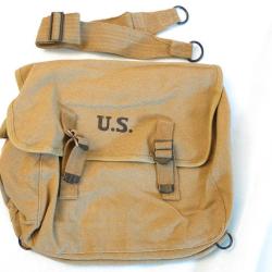 Musette mod&egrave;le 36 US 39/45 avec bretelle r&eacute;f. mill REPRO