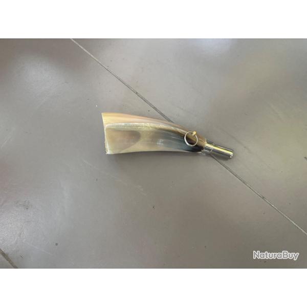 corne d'appel en corne avec attache vendu sans pipet default de fabrication vendu en l'etat 2