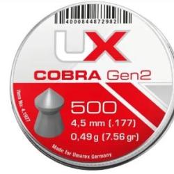 Plombs pointu UMAREX cal.4,5 Cobra gen 2 0.49g par 500
