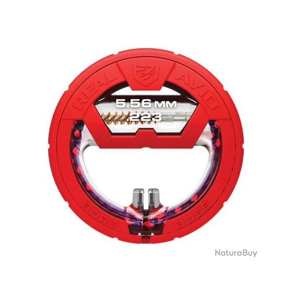 CABLE DE NETTOYAGE BORE BOSS CAL .30/.308/7.62MM - REAL AVID NEUF U ROUGE