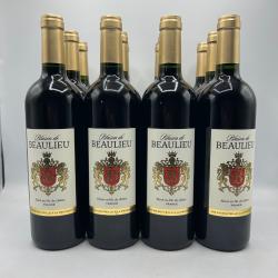 Vente flash ! 12 Bouteilles de vin rouge - Blason de Beaulieu C&ocirc;tes du marmandais - 2009