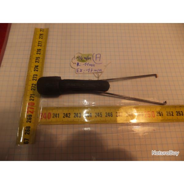 F�rule (ou embout  bouchon ) pour canne fusil, conforme au mod�le d'origine     14mm             (A)