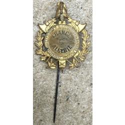 Epingle F&eacute;d. Pompiers France et Alg&eacute;rie vers 1890