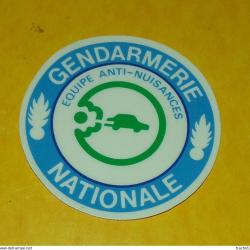 ECUSSON PLASTIFIE GENDARMERIE  : EQUIPE ANTI NUISANCES GENDARMERIE NATIONALE  , G 2965 ,TISSU PLASTI