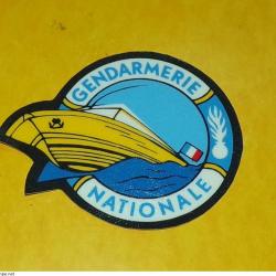 ECUSSON EN TISSU GENDARMERIE&nbsp; : PERSONNELS DE GENDARMERIE DES VEDETTES RAPIDES ,GENDARMERIE NATIONAL