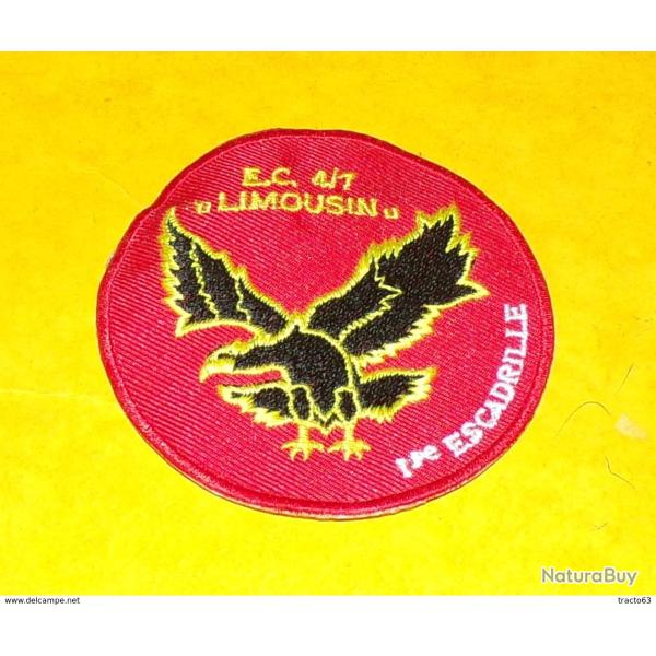 ECUSSON TISSU :�1� Escadrille de l'E.C. 03 - 004, LIMOUSIN, avec texte ,  ETAT VOIR PHOTO� . POUR TO