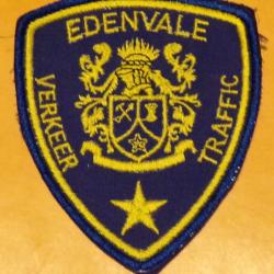 ECUSSON TISSU :&nbsp;AFRIQUE DU SUD&nbsp;&nbsp;:&nbsp;EDENVALE&nbsp;, VERKEER TRAFFIC  ,&nbsp;ETAT VOIR PHOTO&nbsp; . POUR TOUT RENSEIG