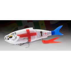 LMAB K&Oslash;FI Real Vibe 180 Swimbait &Eacute;dition Coupe du Monde 18cm (53g) England