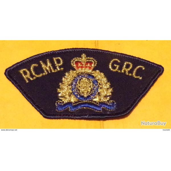 ECUSSON TISSU :�CANADA :� POLICE CANADIENNE��R.C.M.P�� G.R.C� ,�ETAT VOIR PHOTO� . POUR TOUT RENSEIG