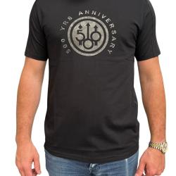 T-SHIRT 500 ANS BERETTA NOIR L