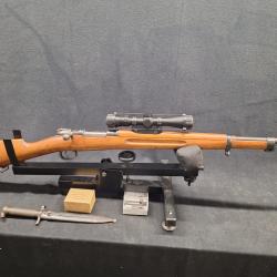 Carabine Husqvarna 1896 M38, Cal. 6,5x55 - 1� sans prix de r&eacute;serve !!