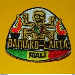 ECUSSON TISSU DE L'ARMEE DE L'AIR : BAMAKO - LANTA , MALI&nbsp; &nbsp;,BON ETAT VOIR PHOTOS . POUR TOUT RENSEI