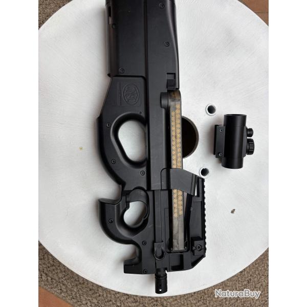 Fusil FN Herstal P90 AEG TR (Triple Rail) Cyma - Noir