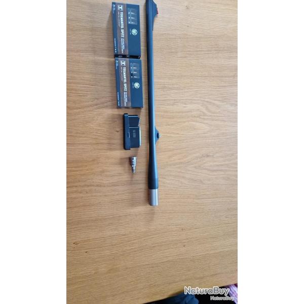 Merkel RX canon 222 neuf + chargeur + t�te de culasse + 1 boite de balles + mod�rateur NIELSEN SONIC