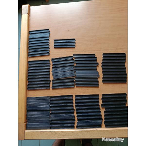 Lot de 93 barrettes 5,56 mm HK416 / Arm�e fran�aise