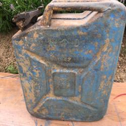 Jerrican jerrycan BMB 1942 (rare) Anglais GB UK WW2 -sable
