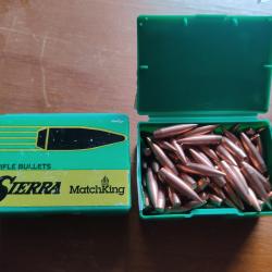 Ogive sierra match king cal.270 (277) diam&egrave;tre 135 grain hpbt